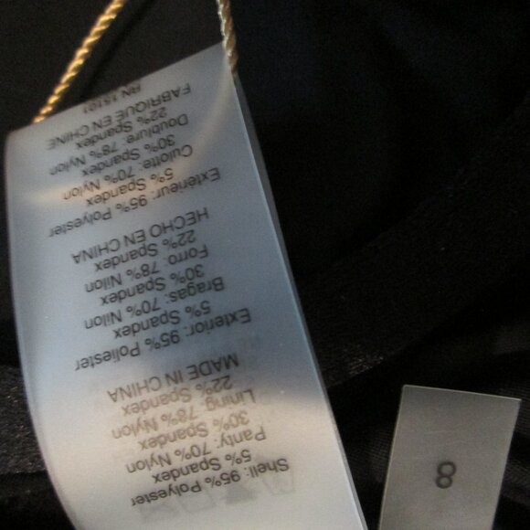 Beyond Control Swim Dress Grommet-Detail Square-Neck NWT Sz 8 - Picture 12 of 16